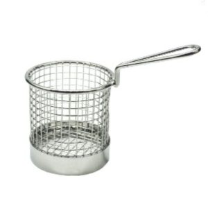 Stainless Steel Basket Round 8X8cm