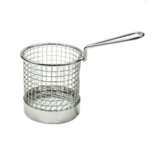 Stainless Steel Basket Round 8X8cm
