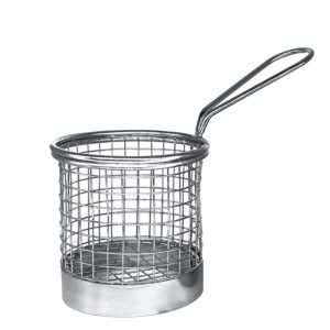 Stainless Steel Basket Round 9cm