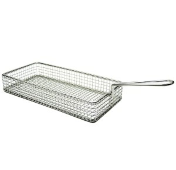 Stainless Steel Rectangle Basket 21X10X3.5 cm