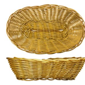 Woven Basket Oblong Light Brown 230 X 100 X 45mm