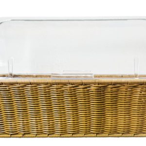 Woven Basket Rect Light Brown 53x32x15cm