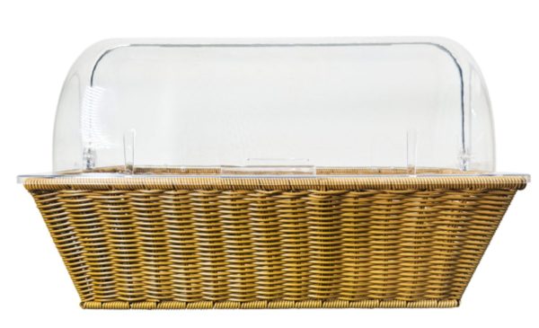 Woven Basket Rect Light Brown 53x32x15cm