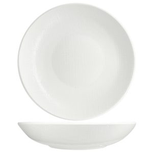 Nova Stitch White Coupe Bowl 30cm