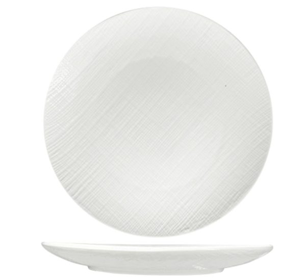 Nova Stitch White Coupe Plate 18cm
