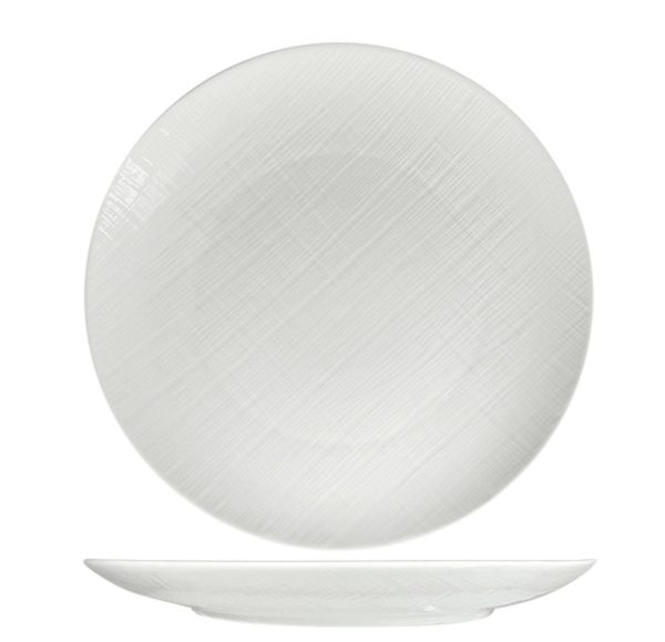 Nova Stitch White Coupe Plate 26cm