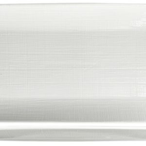 Nova Stitch White Rectangular Plate 34x19cm