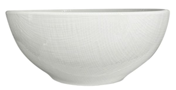 Nova Stitch White Rice Bowl 16cm