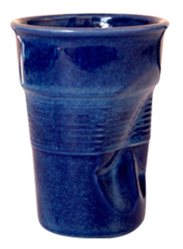 Nova Style Crushed Cup 11.5 cm Blue