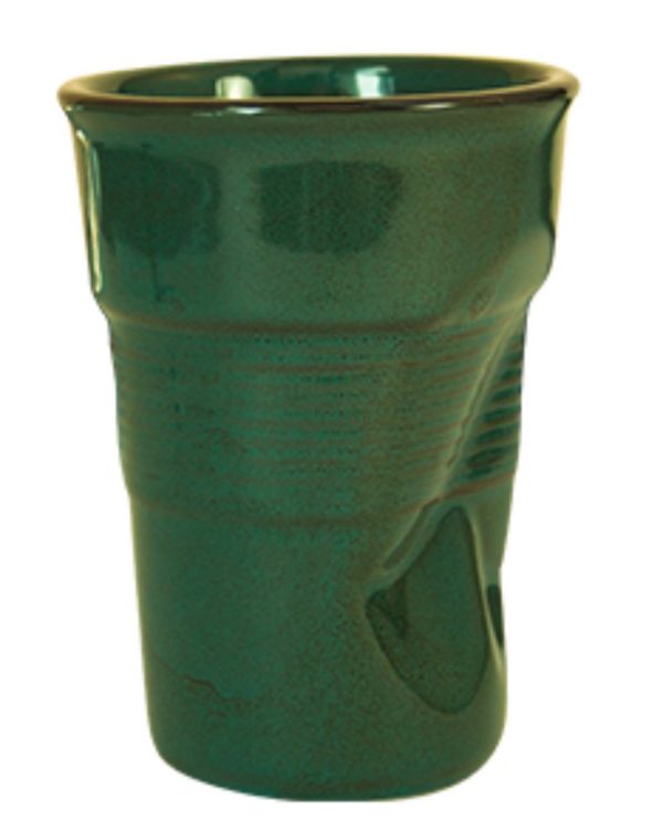 Nova Style Crushed Cup 11.5 cm Green