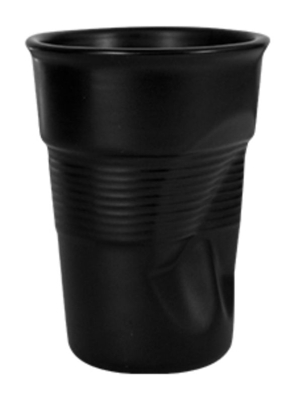 Nova Style Crushed Cup 11.5 cm Matt Black