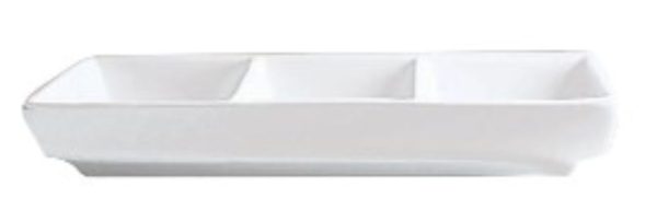 Nova Style Rectangular 3 Div Dish 18 cm