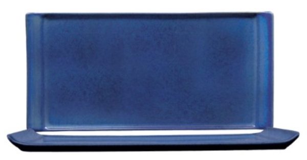Nova Style Rectangular Cheese Plate 26X12 cm Blue