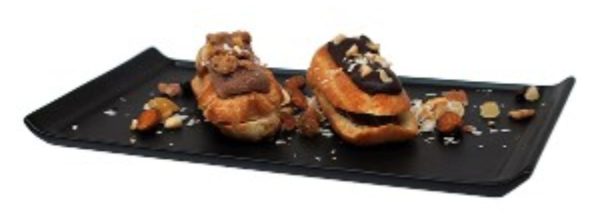 Nova Style Rectangular Cheese Plate 26X12 cm Matt Black