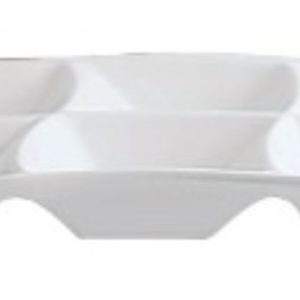 Nova Style Rectangular Wave Dish 6 Div 23 cm