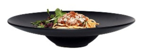 Nova Style Round Signature Plate 29 cm Matt Black