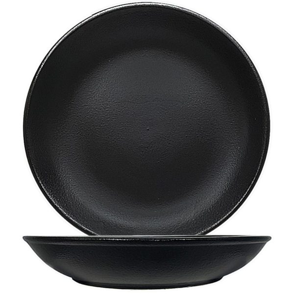 Nova Urban Texture Black Coupe Bowl 30 cm