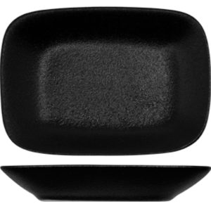 Nova Urban Texture Black Utensil Plate 10cm