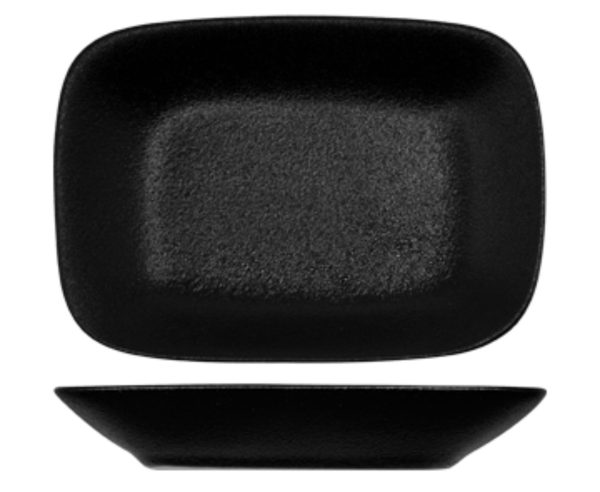 Nova Urban Texture Black Utensil Plate 10cm