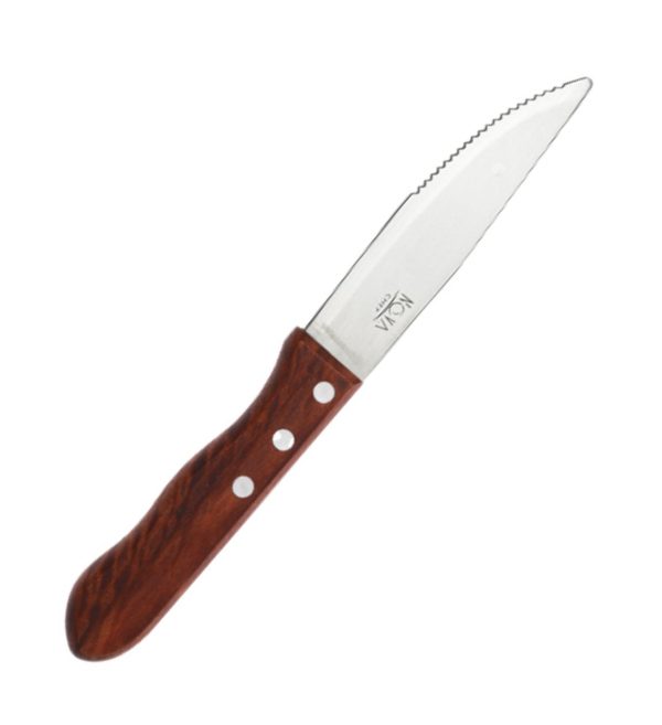 Nova Wood Handle Jumbo Steak Knife