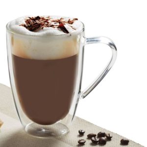 2Pc Double Wall Espresso Mug 80 ml