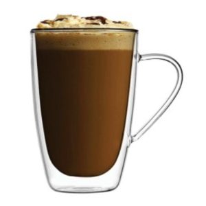2Pc Double Wall Mug 330 ml
