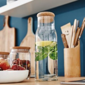 Arc Conference Decanter 1L with Cork Lid
