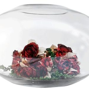 Flat Rose Bowl 30X50X22 cm
