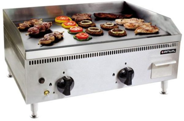 Flat Top Griddle Anvil Gas – 600mm