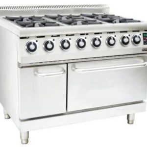 Gas Stove With Electric Oven Anvil – 6 Burner