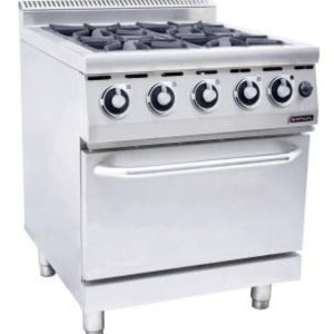 Gas Stove With Gas Oven Anvil – 4 Burner