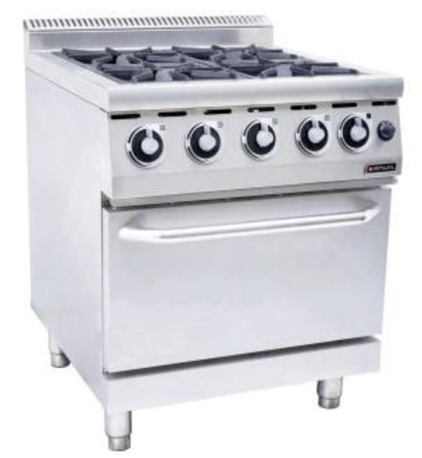 Gas Stove With Gas Oven Anvil – 4 Burner