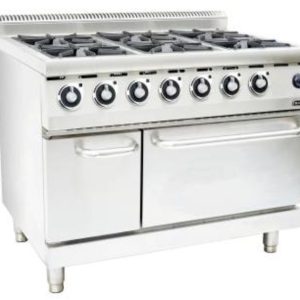 Gas Stove With Gas Oven Anvil – 6 Burner