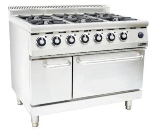 Gas Stove With Gas Oven Anvil – 6 Burner