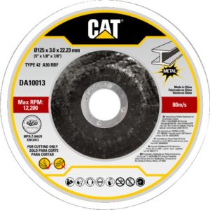 DA10013 Abrasive Depressed Thick Metal Cutting Disc