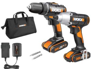 Impact Drill & Impact Driver quater inch COMBO 20V - KIT