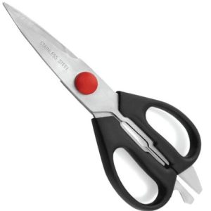 Kitchen Shears Black Stainless Steel