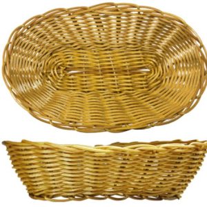 Woven Basket Oblong Light Brown 230 X 100 X 45mm